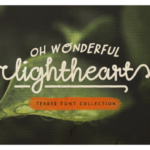 Oh Wonderful Lightheart Font Poster 1