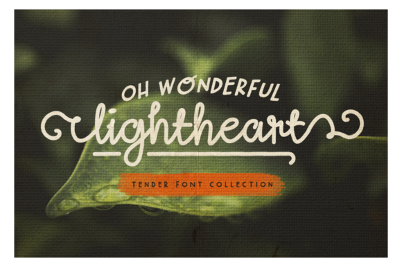 Oh Wonderful Lightheart Font Poster 1