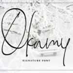 Okamy Font Poster 1