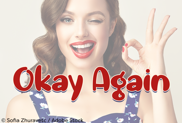 Okay Again Font Poster 1