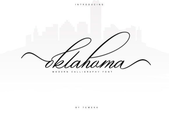Oklahoma Font Poster 1