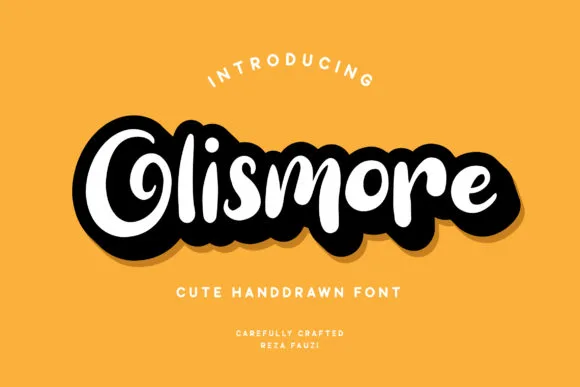 Olismore Font Olismore Font Poster 1