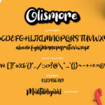 Olismore Font Poster 6