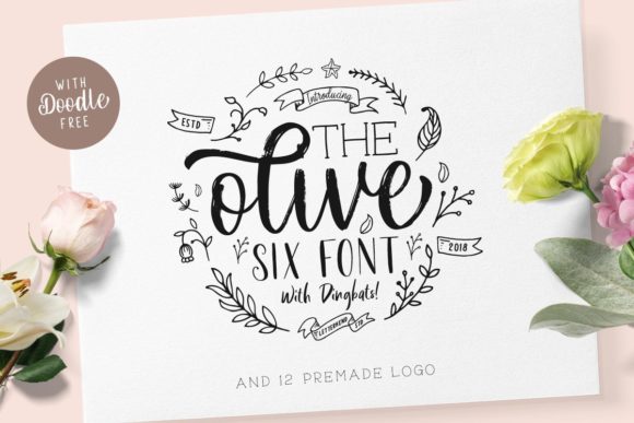 Olive Font Poster 1