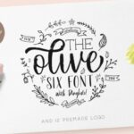 Olive Family Font Poster 1