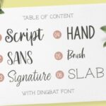 Olive Family Font Poster 3