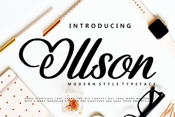 Ollson Font Poster 1