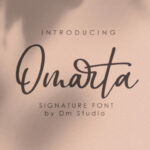 Omarta Font Poster 1