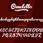 Omelette Font Poster 5