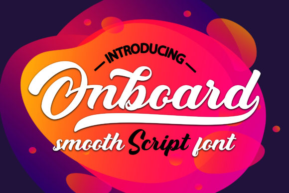 Onboard Font Poster 1