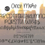 Once More Font Poster 7