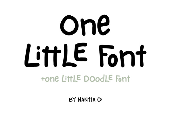 One Little Font Poster 1