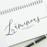 One Luminous Font Poster 6