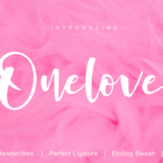 Onelove Font Poster 1