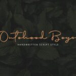 Ontohood Boys Font Poster 1