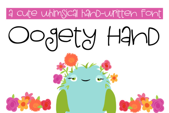 Oogety Hand Font Poster 1