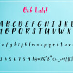 Ooh Lala Font Poster 6