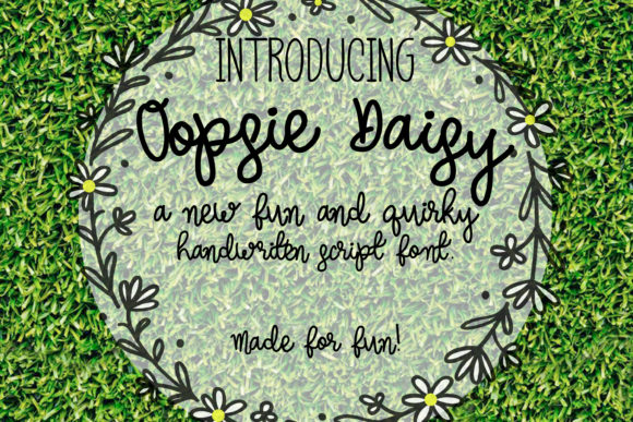 Oopsie Daisy Font Poster 1