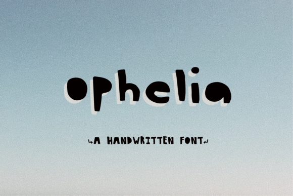 Ophelia Font Poster 1