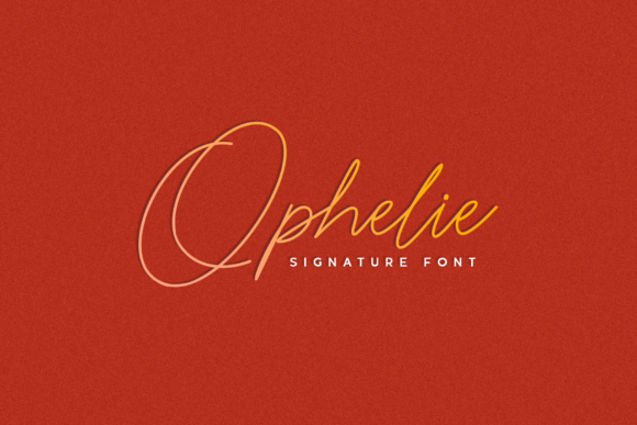 Ophelie Font Poster 1