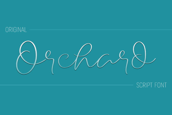 Orchard Font Poster 1