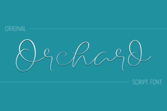 Orchard Font Poster 1