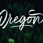 Oregon Script Font Poster 1