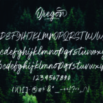 Oregon Script Font Poster 9