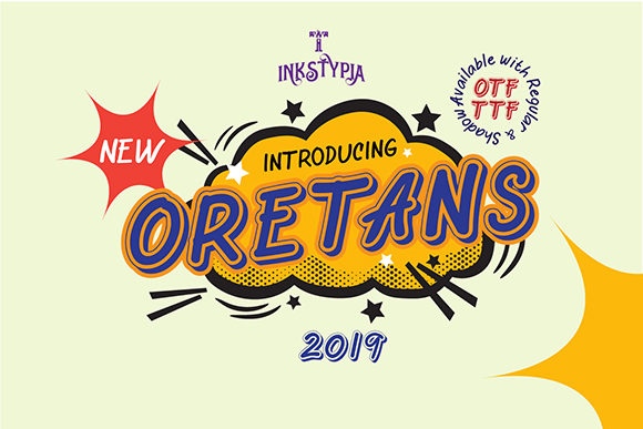 Oretans Font Poster 1