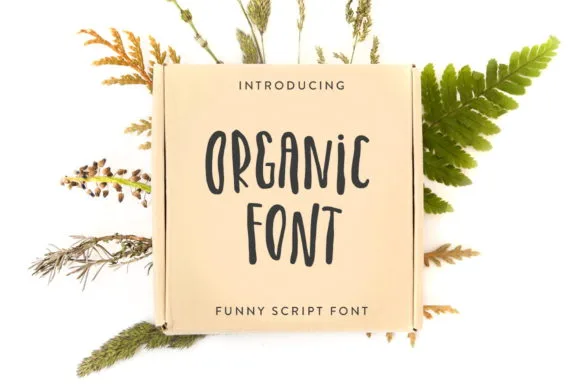 Organic Font Organic Font Poster 1
