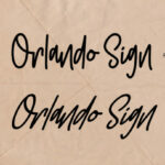 Orlando Font Poster 9