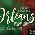 Orleans Script Font Duo Font Poster 1