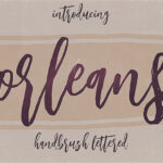 Orleans Script Font Duo Font Poster 5