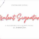 Osulent Font Poster 1