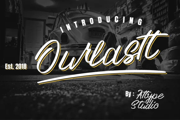 Ourlastt Font Ourlastt Font Poster 1