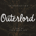 Outerlord Font Poster 1