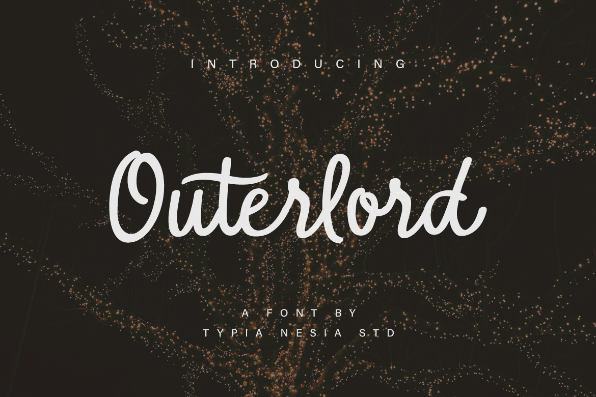 Outerlord Font Poster 1