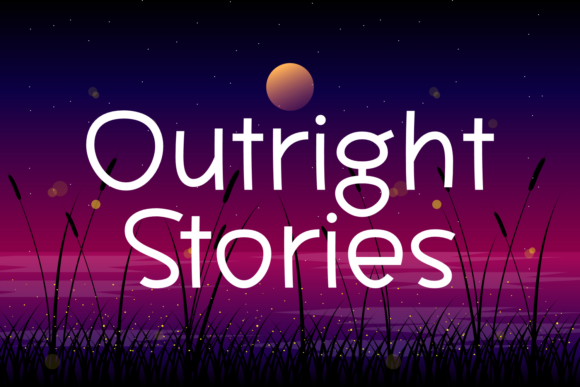 Outright Stories Font Poster 1