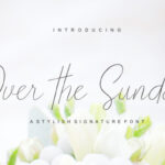 Over the Sunday Font Poster 1