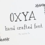 OXYA Font Poster 1