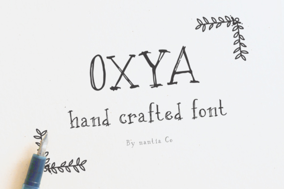 OXYA Font Poster 1