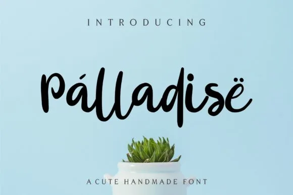 Palladise Font Palladise Font Poster 1