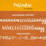 Palladise Font Poster 9