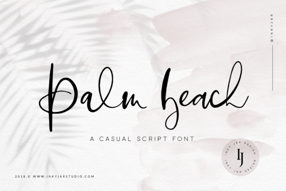 Palm Beach Script Font Poster 1