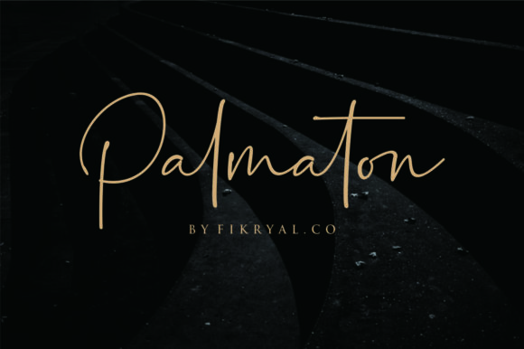 Palmaton Font Poster 1