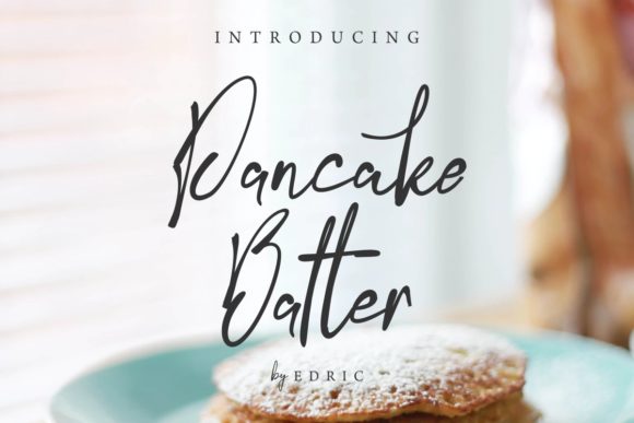 Pancake Batter Font Poster 1
