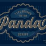 Panda Font Poster 1