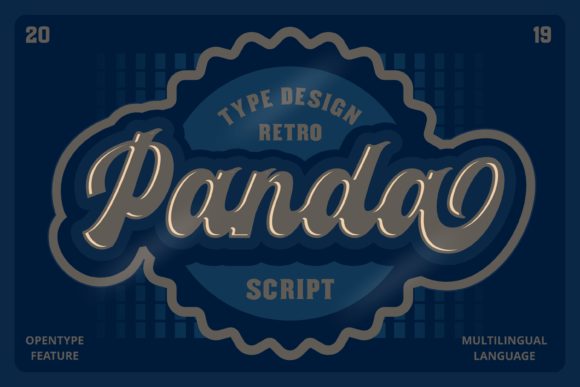 Panda Font Poster 1