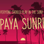 Papaya Sunrise Font Poster 1