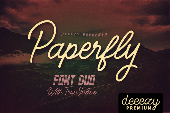 Paperfly Font